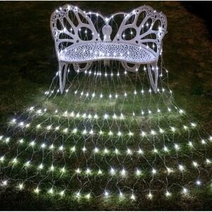 200 LED 9.8ft x 6.6ft String Net Mesh‎ Lights 8 Modes for Christmas Or Parties